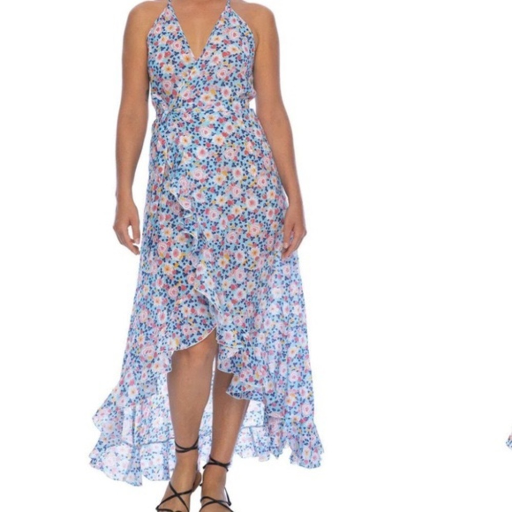 Poupette St. Barth Maxi Wrap Dress- NEW WITH TAGS